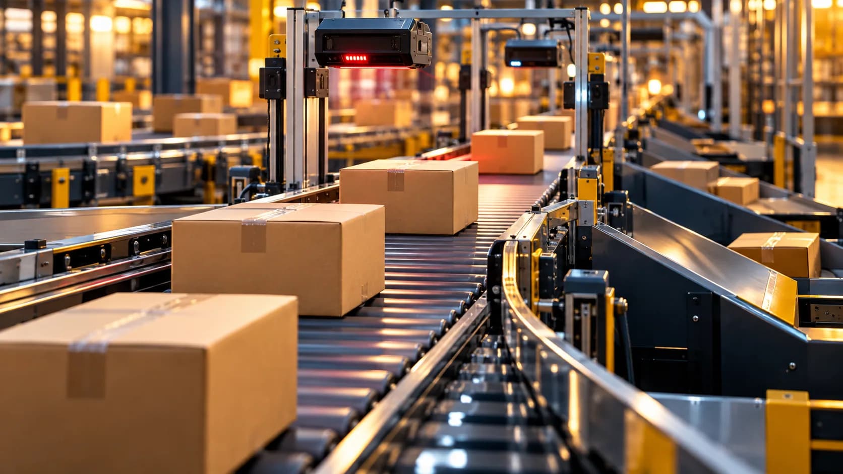 Minh họa tài sản: Hệ thống thiết bị phân phối gói hàng tự động