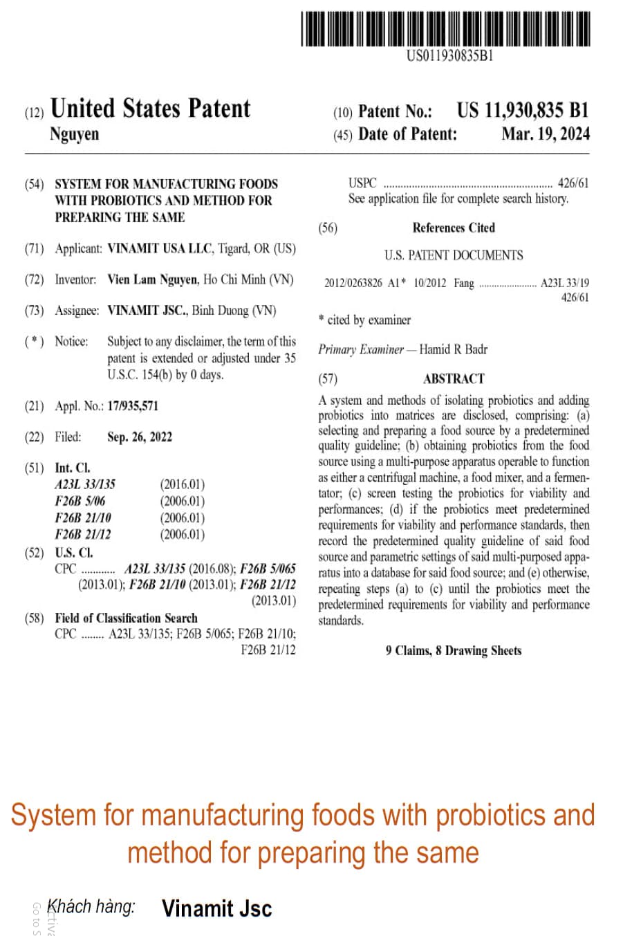 System for manufacturing foods with probiotics and method for preparing the same